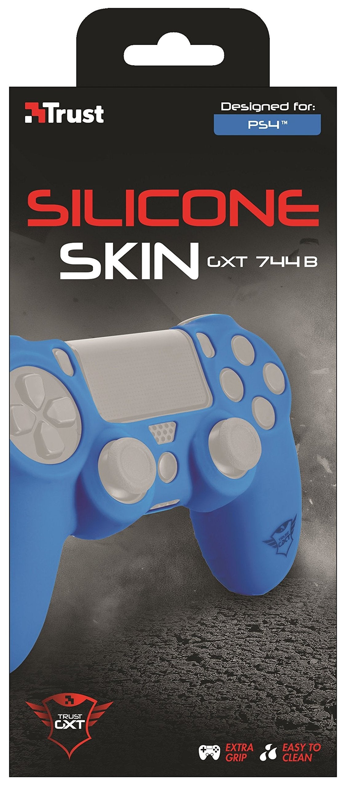 Étui en silicone Trust Gaming GXT 744 pour manette PS4 - Bleu Étui en silicone Trust Gaming GXT 744 pour manette PS4 - Bleu
